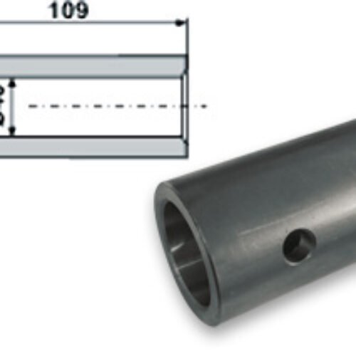 CASQUILLO 60X145 C/PASADOR DIA.12- PUA 40MM