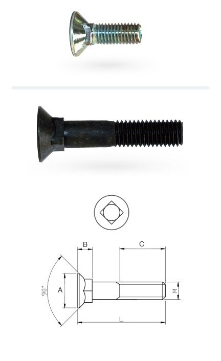 TORNILLO ARADO M.12X90 12.9