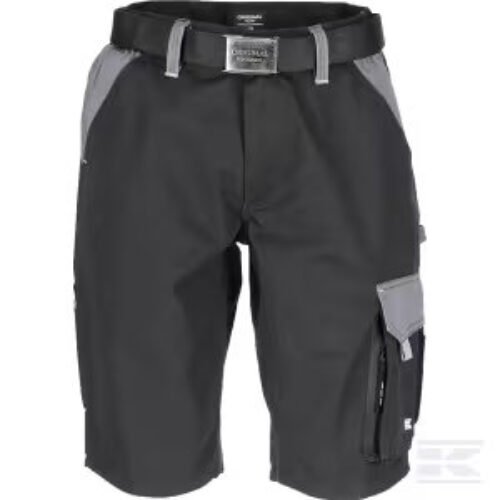 PANTALÓN CORTO NEGRO Y GRIS M